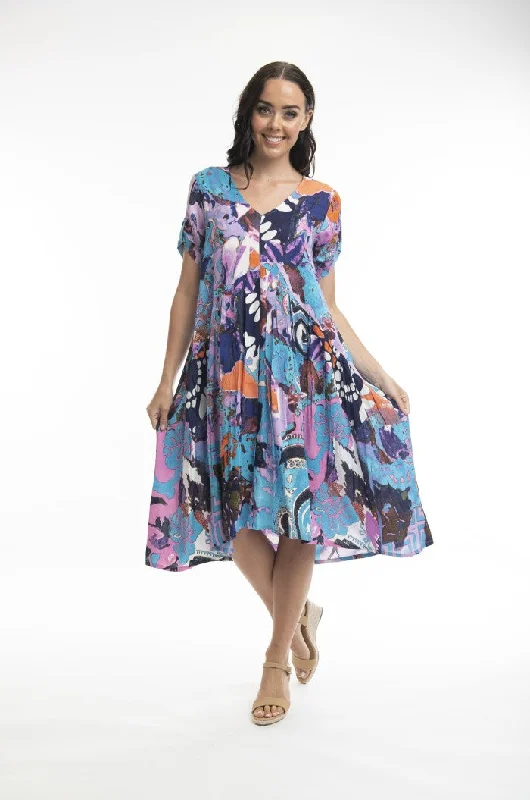 Loyalty Reward playful dressOrientique Peak Waist Dress