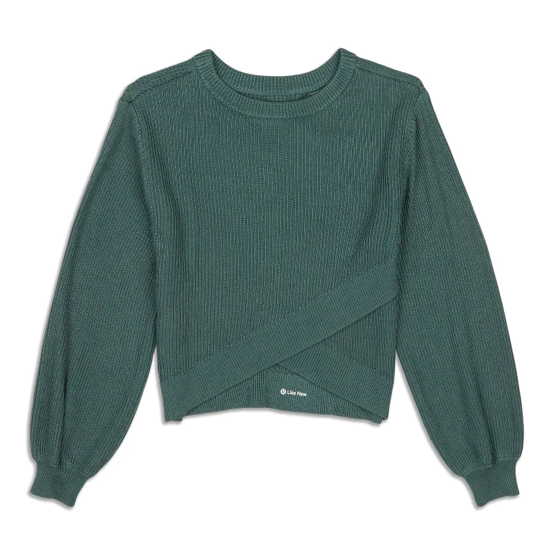 Price Drop Alert Reversible Crossover Sweater - Resale