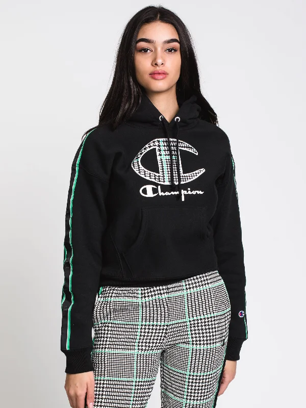 Holiday Sale WOMENS HABERDASHERY TAPING PULLOVER - BLK - CLEARANCE