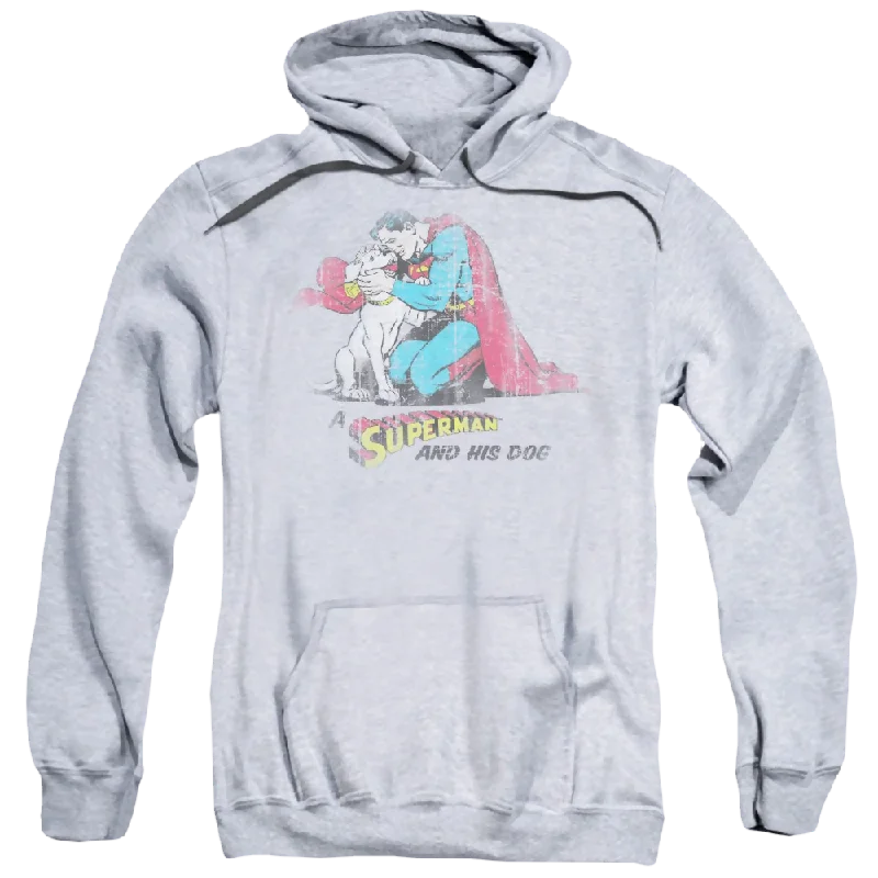 Reduced Prices zip-up hoodieSuperman And His Dog - Pullover Hoodie