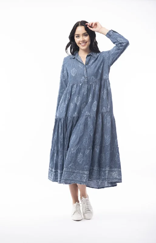 Super Sale velvet dressOrientique Cotton Dress