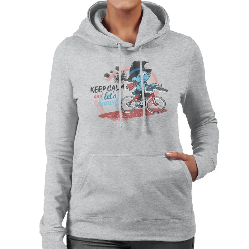 Final Sale trendy zip-up hoodieThe Smurfs Sweepy Smurf And Let's Go Women's Hooded Sweatshirt Final Sale trendy zip-up hoodieThe Smurfs Sweepy Smurf And Let's Go Women's Hooded Sweatshirt