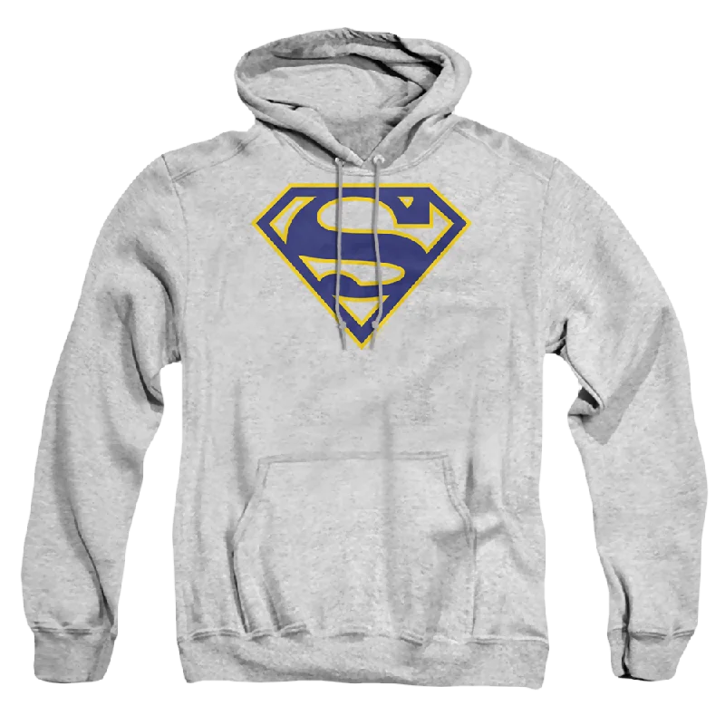 Price Cut slim fit hoodieSuperman Maize & Blue Shield - Pullover Hoodie