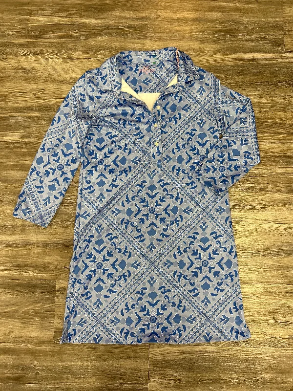 Markdowns layered dressDress Casual Short By Vineyard Vines In Blue, Size: S