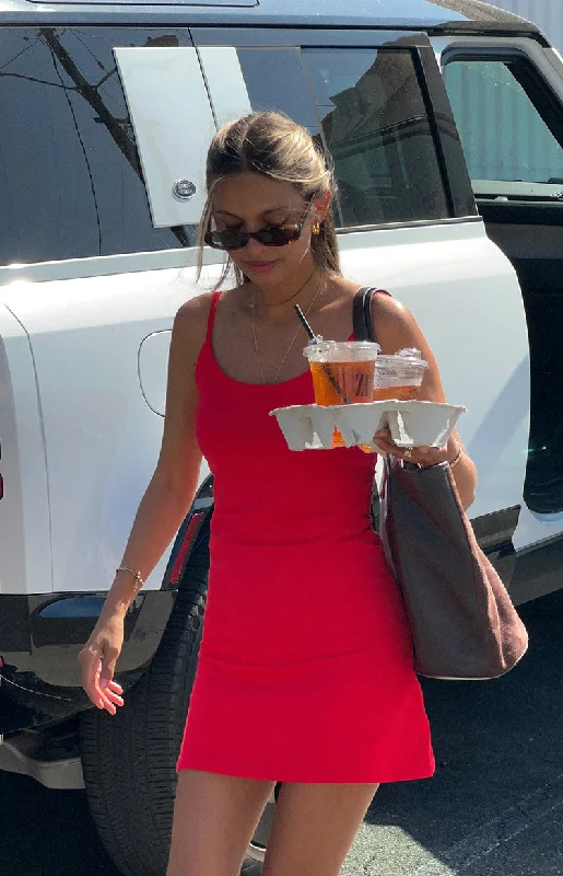 Epic Deals chic outerwearShantel Red Mini Dress