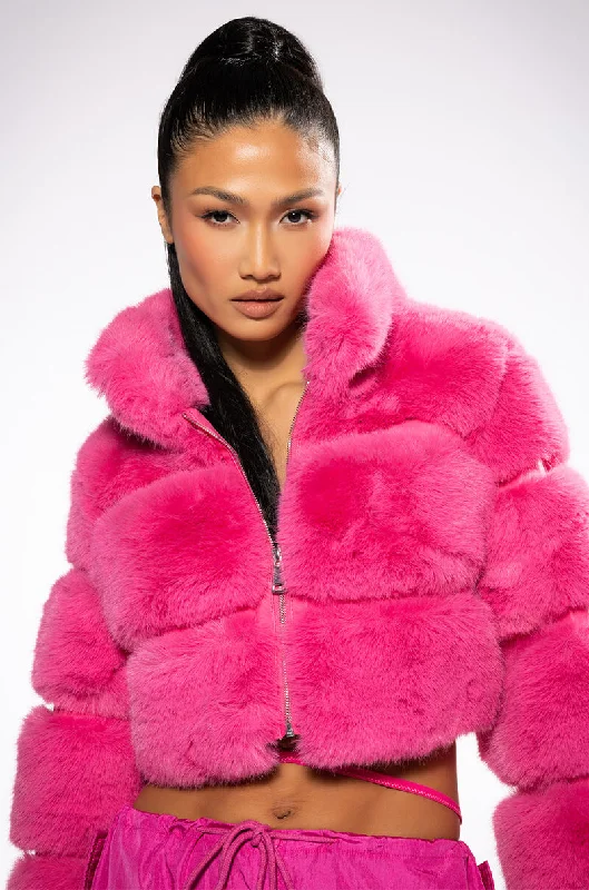 Mega Deal utility coatBARBZ FAUX FUR JACKET