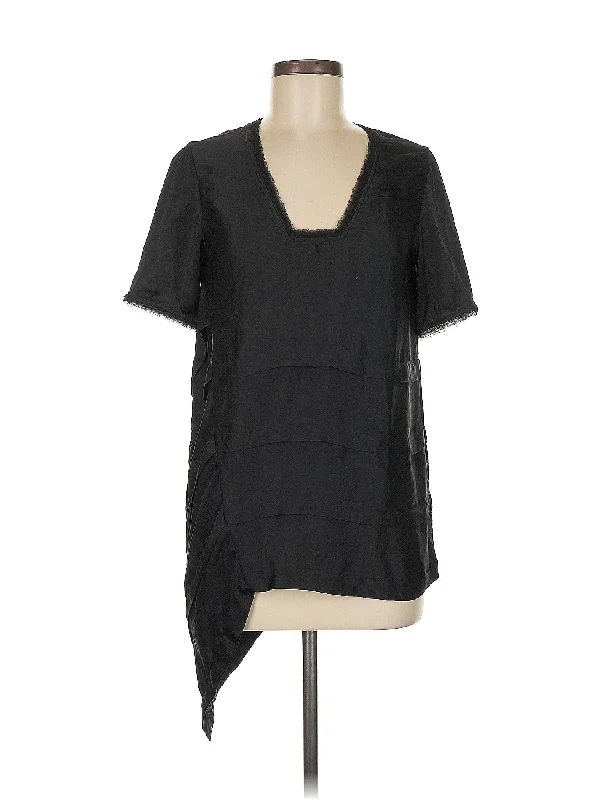 Super Bargain stylish sports hoodieShort Sleeve Blouse