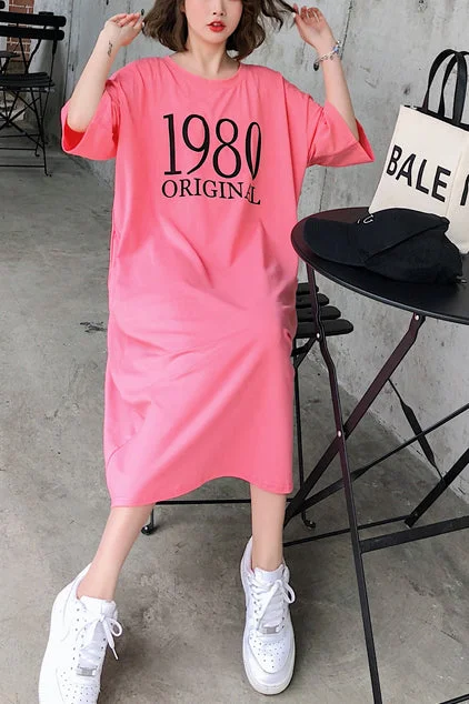 Instant Discount long-sleeve floral dressHandmade o neck Half sleeve cotton clothes For Women 2024 Outfits rose print long Dress Summer