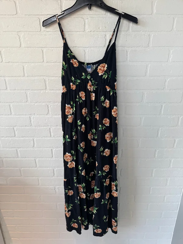 Act Fast stylish dressDress Casual Maxi By Old Navy In Black & Orange, Size: S