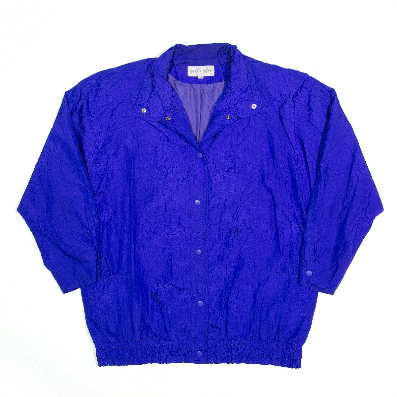 New Markdowns relaxed winter jacketKRISTEN BLAKE Shell Jacket Blue Womens M