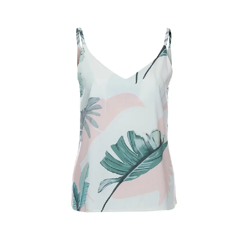 Buy More, Save More New Women Sexy Flower Printed Sleeveless Tops