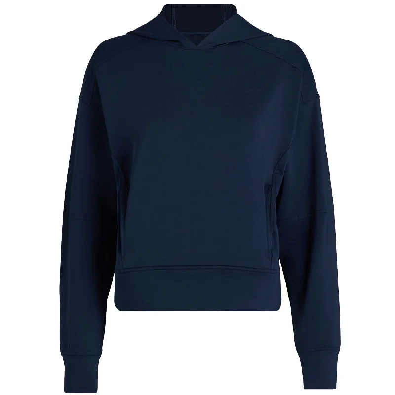 YEAR-End Clearance Womens Brushed Back Tech Terry Hoodie Twilight - SS25