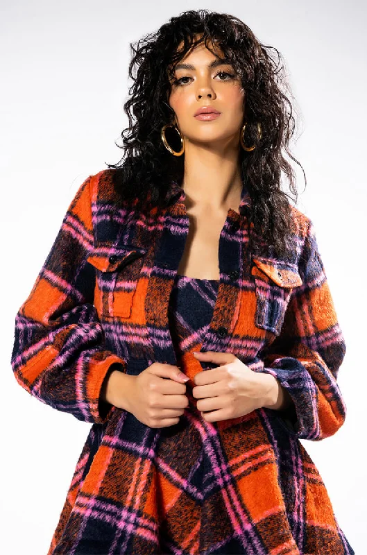 Referral Discount versatile coatHOW DEEP IS YOUR LOVE FUZZY CROP SHACKET