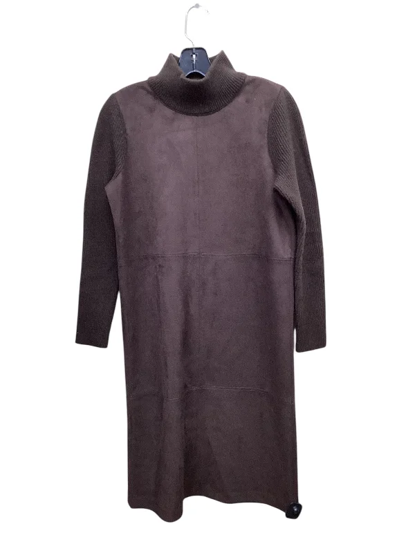 Blowout Deals casual evening dressDress Casual Midi By Ann Taylor In Brown, Size: S