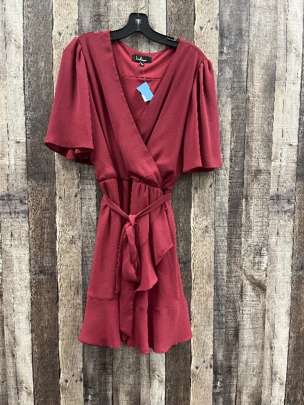 Year-End Sale chic slip dressDress Casual Short By Lulus In Red, Size: L