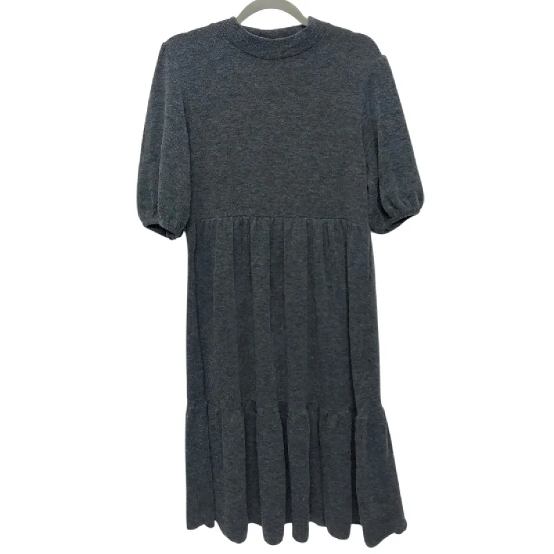 Closeout trendy mini dressDress Sweater By Zara In Grey, Size:M