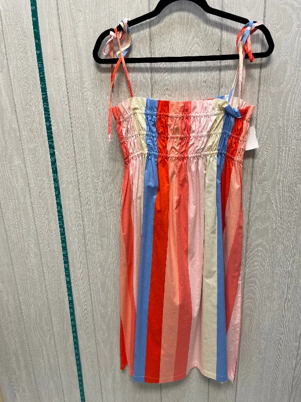 Deal Alert modern dressDress Casual Short By Buddy Love In Striped Pattern, Size: M