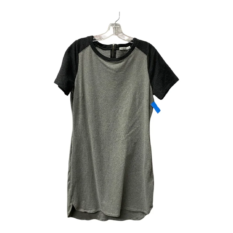Super Sale tiered dressDress Casual Short By Kenneth Cole In Grey, Size:M