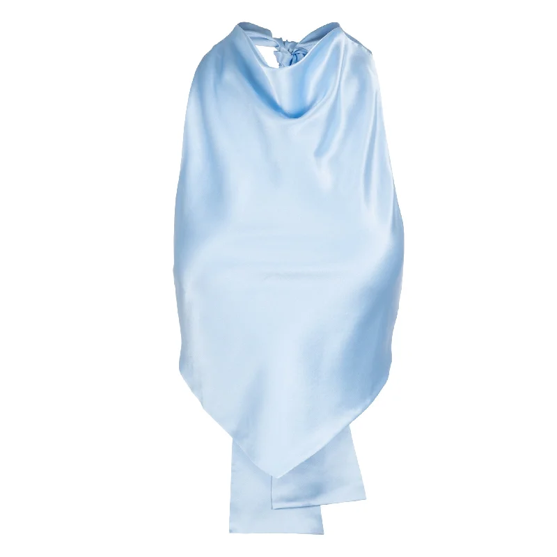 Final Markdown Scarf Top | Baby Blue