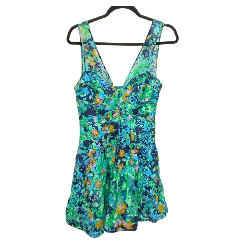 New Arrival relaxed fit dressDress Casual Short By Anthropologie In Blue & Green, Size: 2