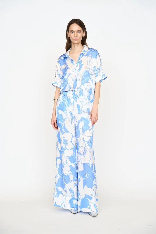 Year-End Sale James Top | Blue Chelsea Floral
