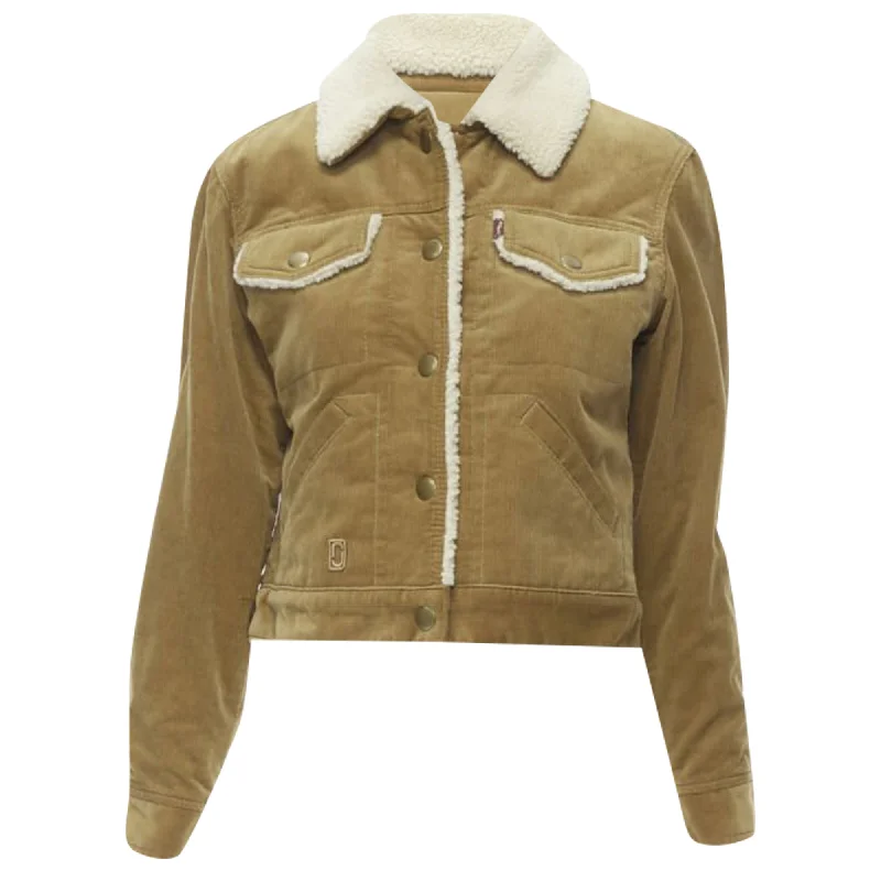 Referral Discount Marc Jacobs corduroy faux shearling lined trucker jacket