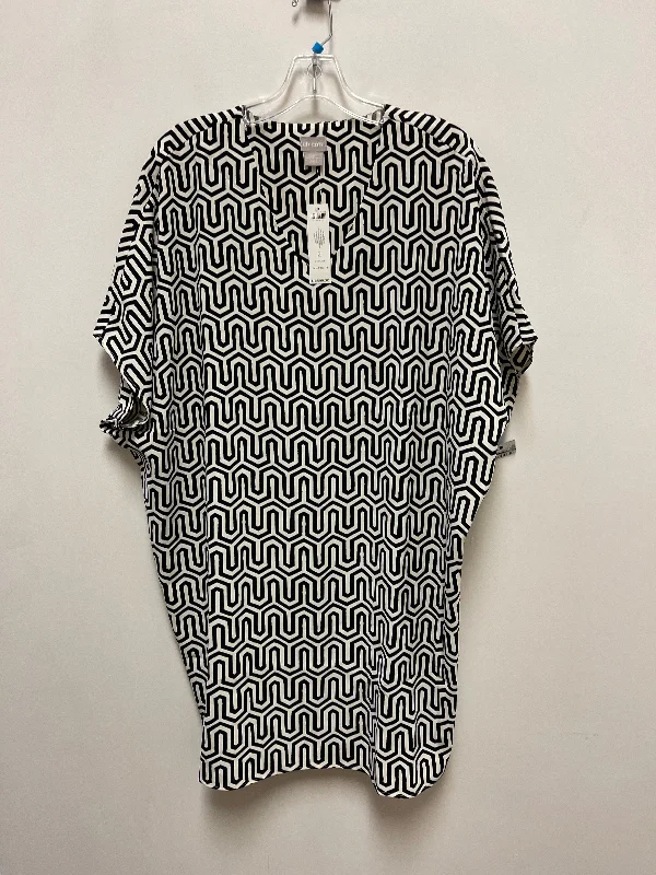 Limited Edition vintage-inspired dressDress Casual Midi By Chicos In Black & Cream, Size: L