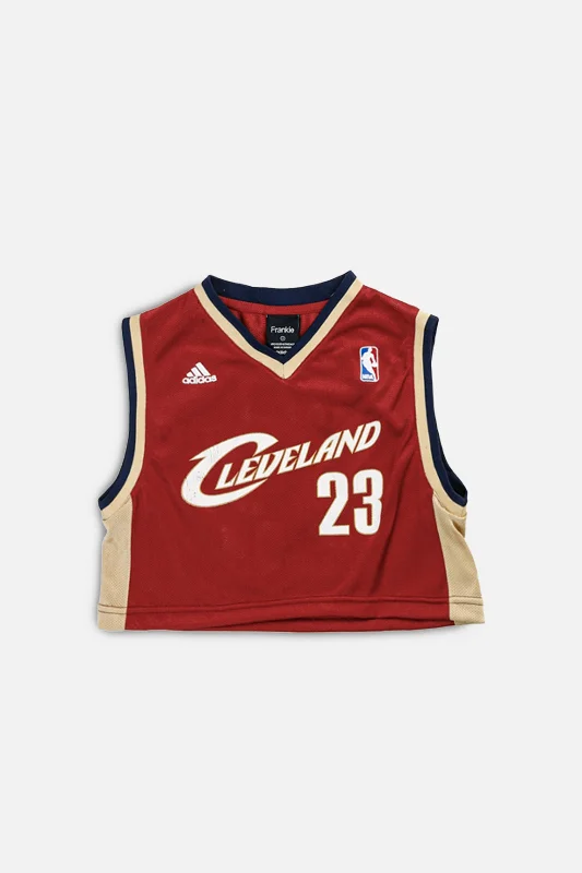 Unmissable Offer urban workout sweatshirtRework Cleveland Cavaliers NBA Crop Jersey - S