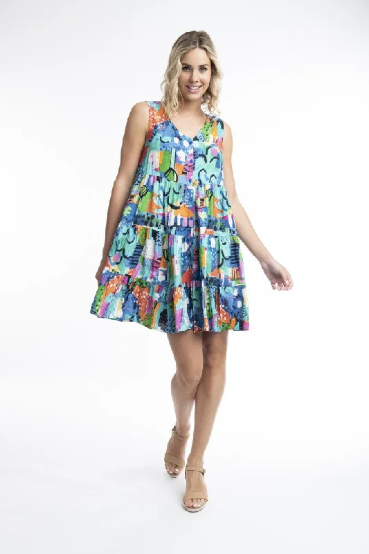 Warehouse Sale casual knit dressOrientique Layered Dress