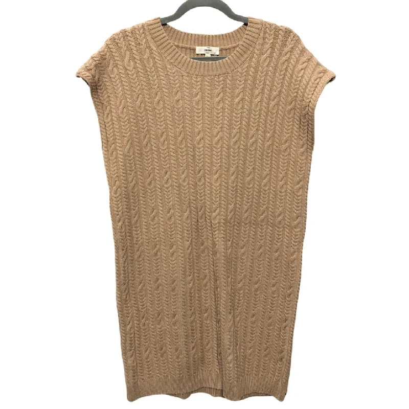 Deal Dash elegant maxi dressDress Sweater By Entro In Tan, Size:M