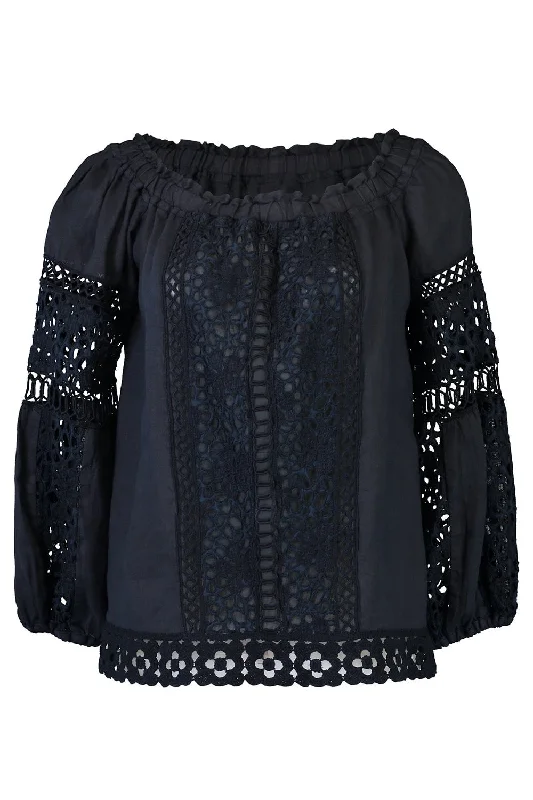 Blowout Sale Semia Top - Navy
