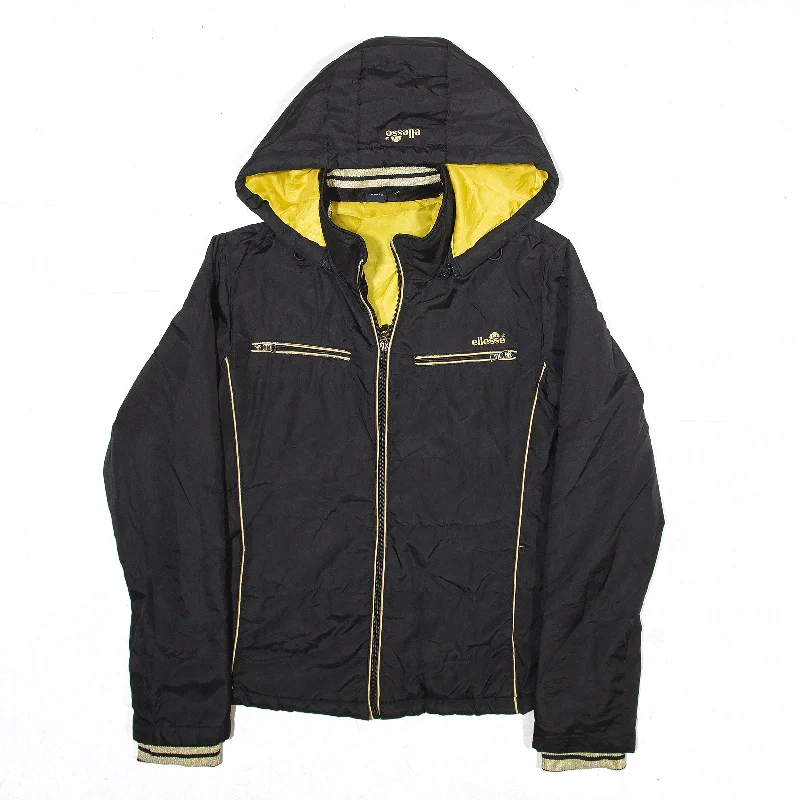 Special Offer relaxed winter jacketELLESSE Rain Jacket Black Womens M