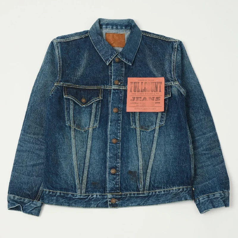 Weekend Special Full Count 2050-2101XX 'Fear of the Dark' Type III Denim Jacket - Washed