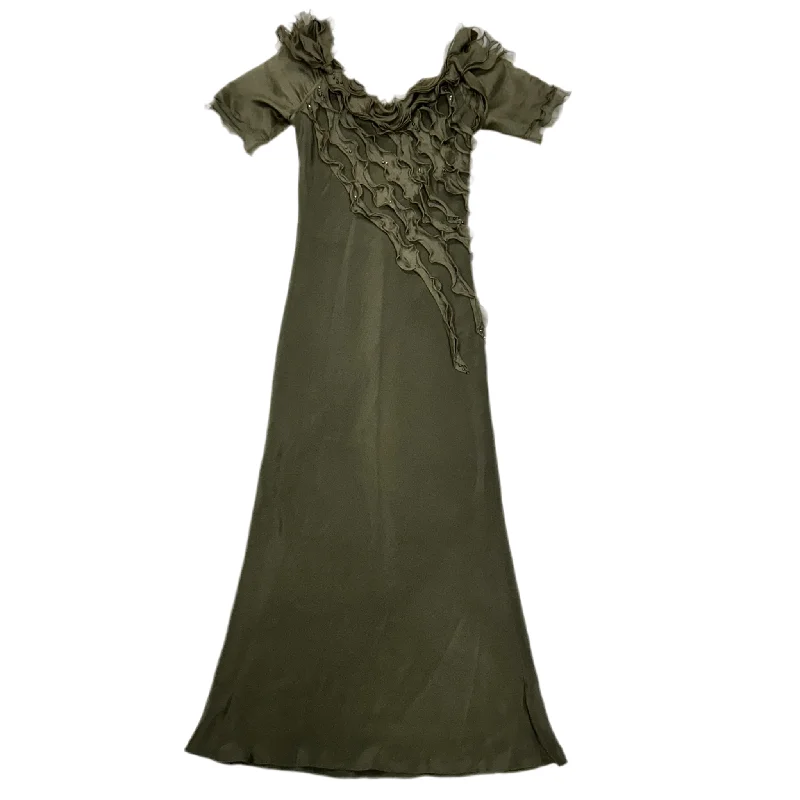 Don't Wait elegant shift dressDress Party Long By Carol Peretz In Green, Size: M