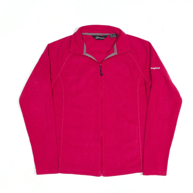 YEAR-End Sale versatile coatBERGHAUS Fleece Jacket Pink Womens UK 12