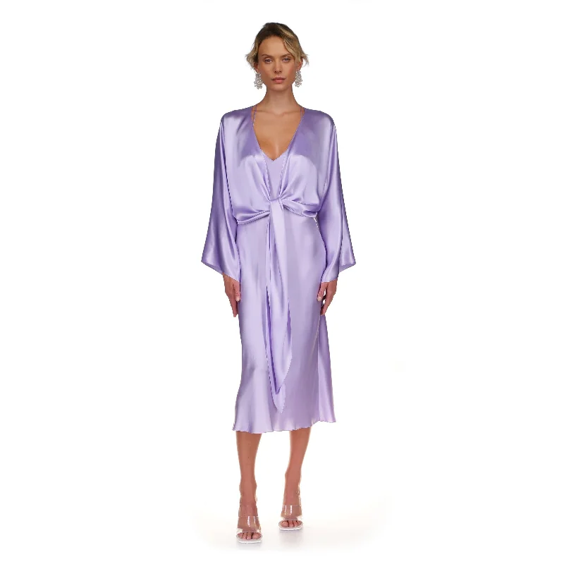 Exclusive Savings Kimono Sleeve Wrap Top | Lavender