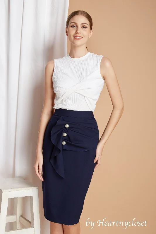 Final Markdown ADELE - wrap top and pearl skirt