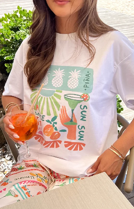 Take Advantage sleek and warm coatJaz Dolce Vita Print Tee