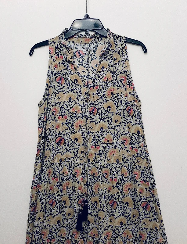 Lowest Prices lace-up dressDress Casual Maxi By Clothes Mentor In Floral Print, Size: Xs