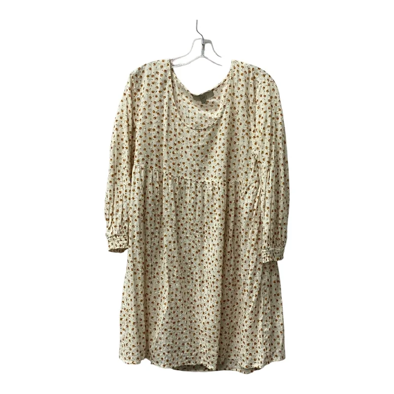 Final Clearance form-fitting dressDress Casual Short By Loft In Ivory, Size:L
