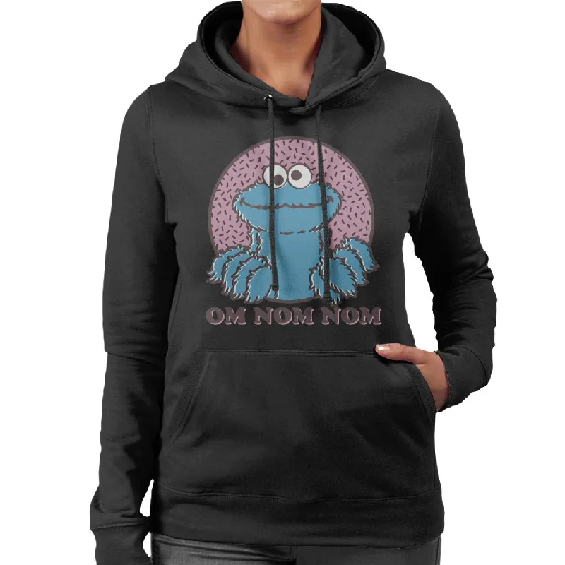 Major Savings trendy hooded sweatshirtSesame Street Cookie Monster Om Nom Nom Women's Hooded Sweatshirt Major Savings trendy hooded sweatshirtSesame Street Cookie Monster Om Nom Nom Women's Hooded Sweatshirt