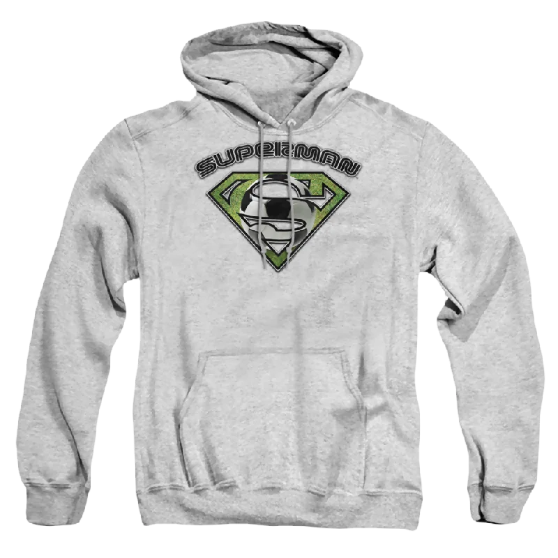 Midnight Madness comfy hoodieSuperman Soccer Shield - Pullover Hoodie