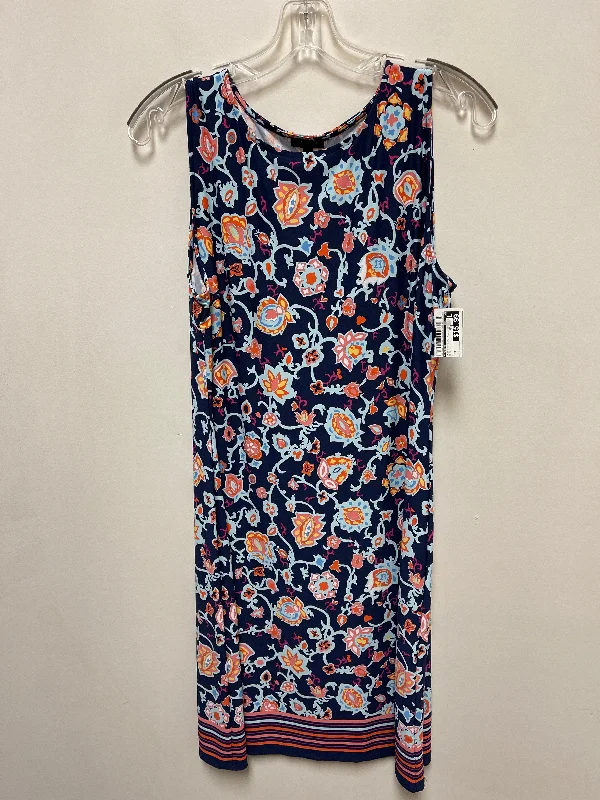 Daily Deals casual dressDress Casual Midi By Talbots In Blue, Size: L