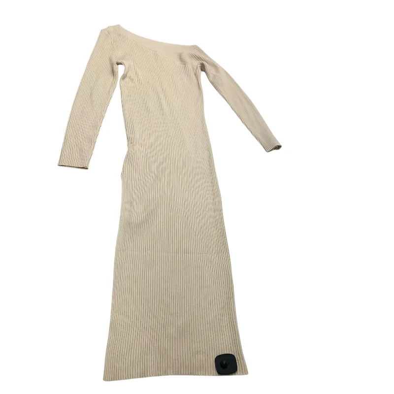 Year-End Sale printed dressDress Casual Maxi By Shein In Beige, Size: S