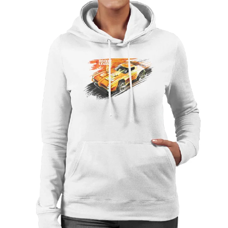 Season Finale Sale relaxed fit hooded sweatshirtRocket League Dominus Fire Women's Hooded Sweatshirt