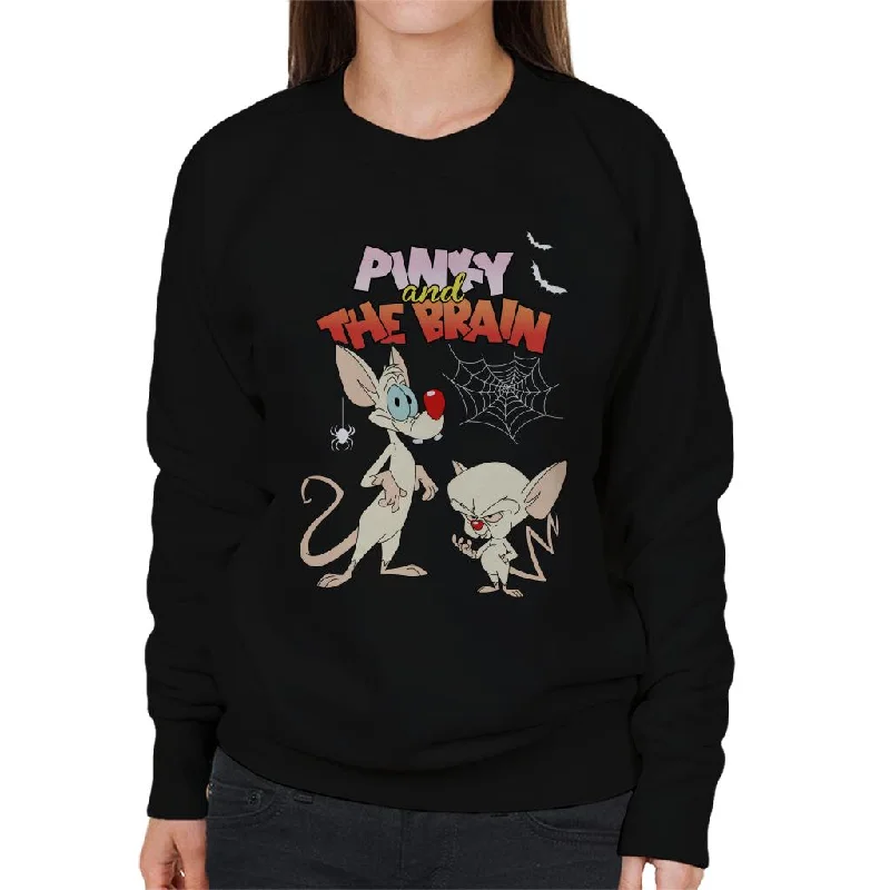 Savings Galore stylish sports hoodieAnimaniacs Pinky And The Brain Halloween Creepy Crawlies Women's Sweatshirt