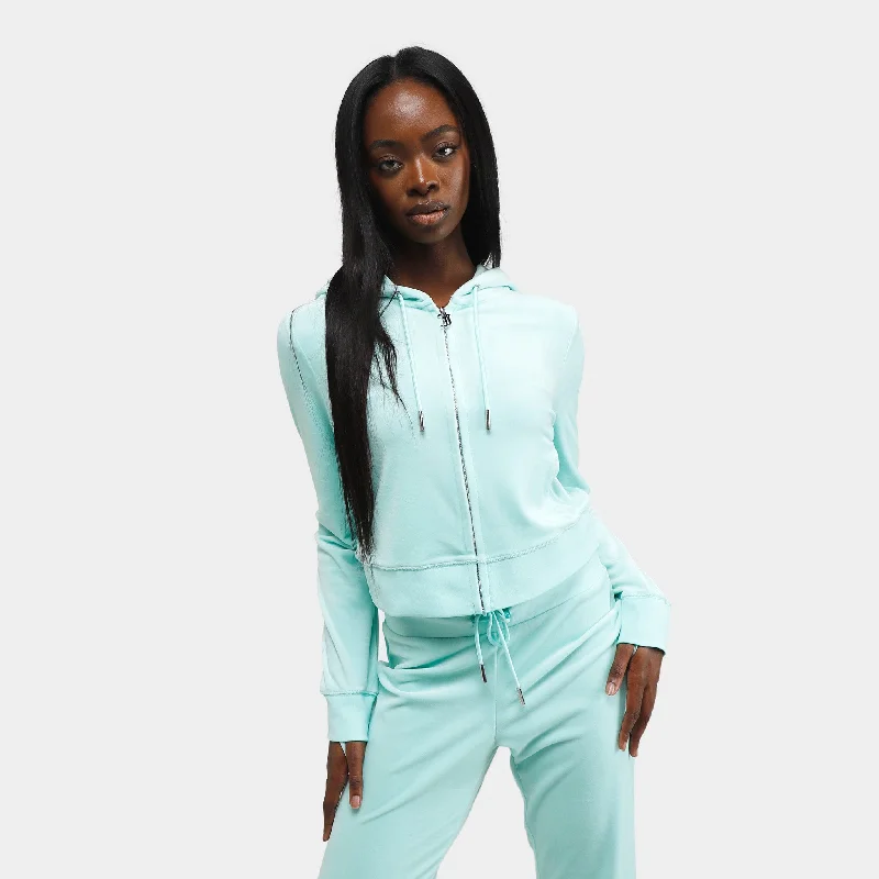 Special Price Juicy Couture Women's OG Bling Hoodie / Tint Of Mint