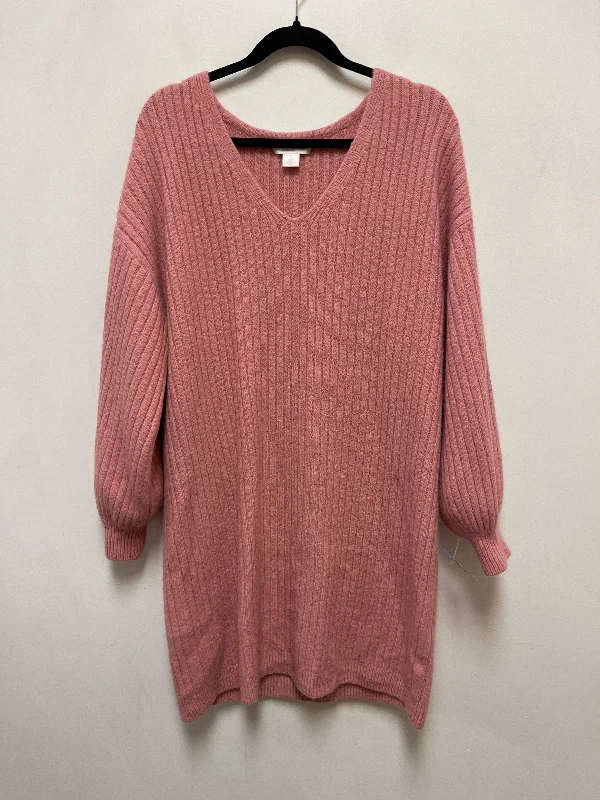 Savings Bonanza winter dressDress Sweater By Clothes Mentor In Pink, Size: Xl