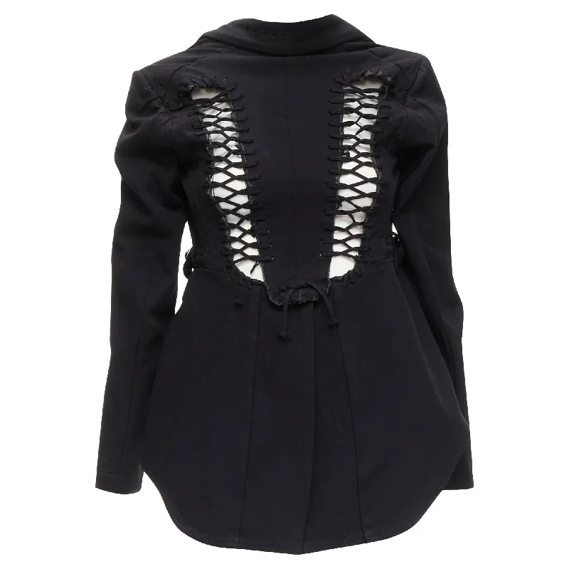 Weekend Flash Sale Comme Des Garcons lace eyelet deconstructed jacket