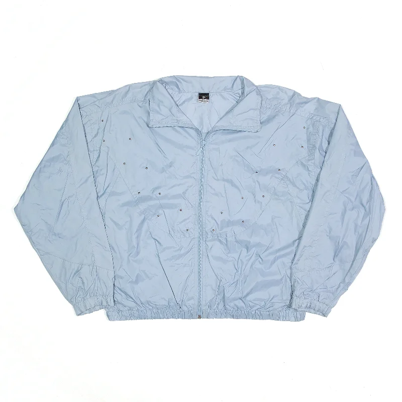 Overstock fashionable quilted coatCHEETAH Shell Jacket Blue Womens UK 10